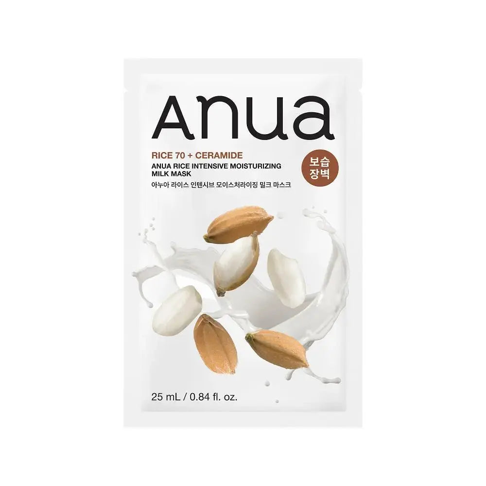 Anua Rice Intensive Moisturizing Milk Mask 25ml X 10ea Anua