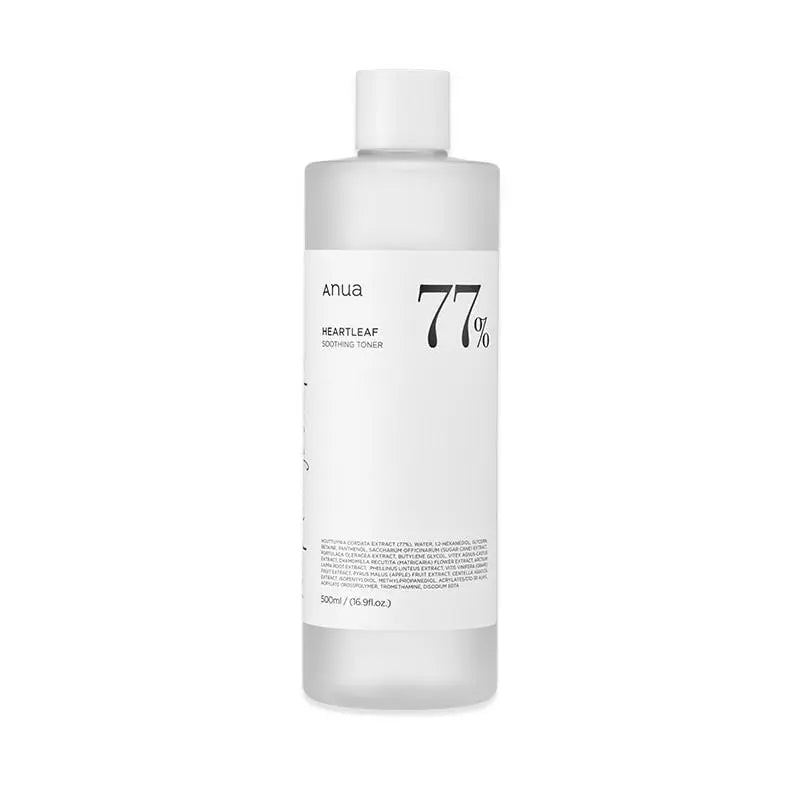 Anua HEARTLEAF 77% SOOTHING TONER 500ml Anua