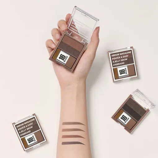 16BRAND 16 Brow Magazine Eyebrow (3colors) 16BRAND