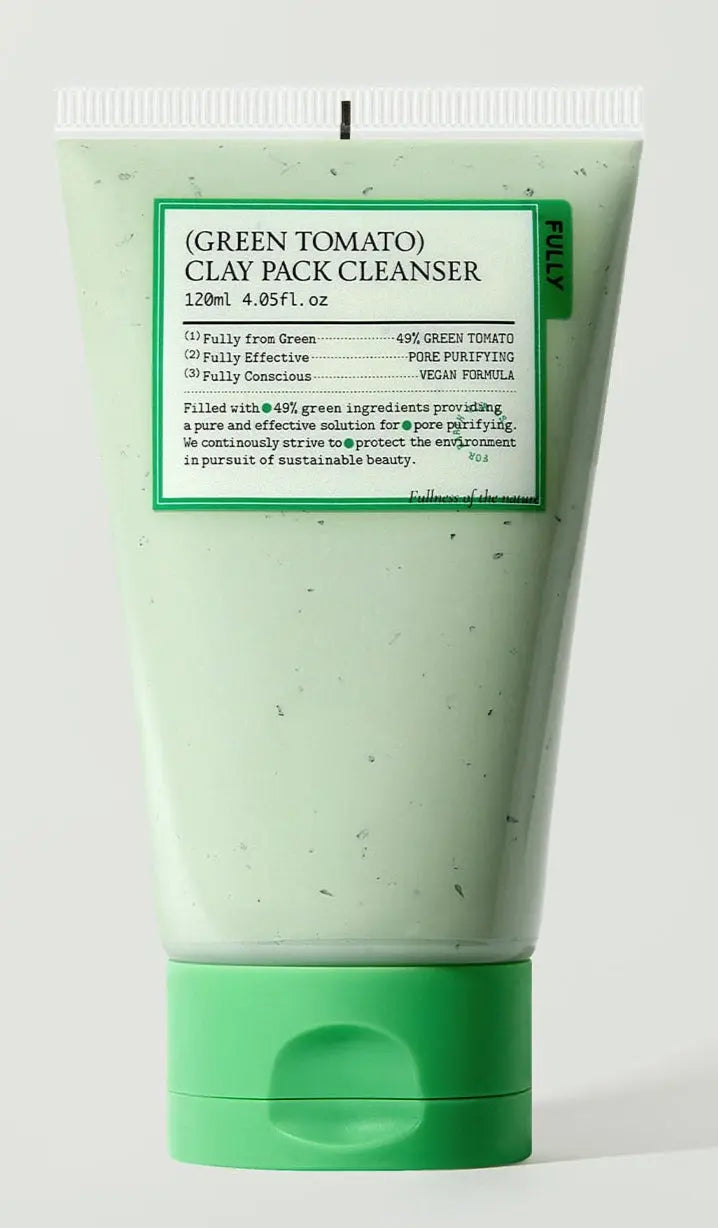 FULLY GREEN TOMATO CLAY PACK CLEANSER 120ml FULLY