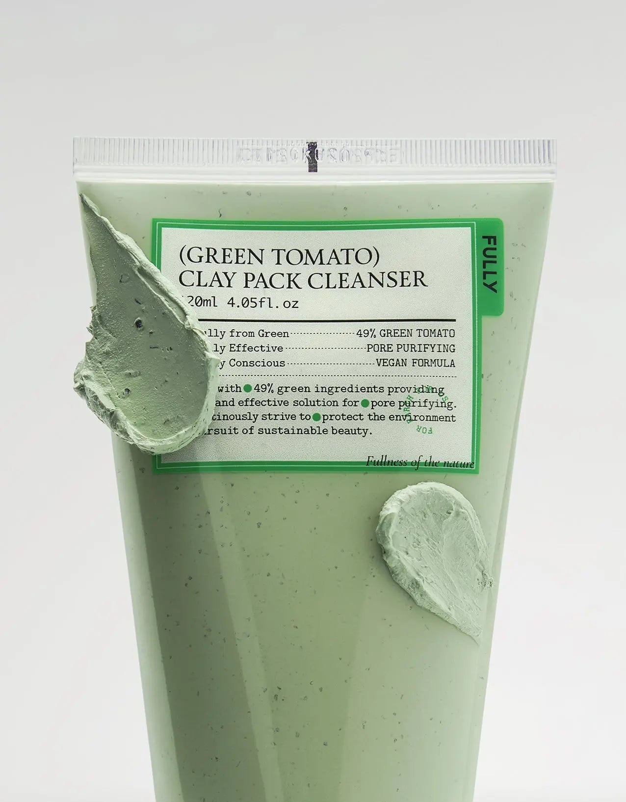 FULLY GREEN TOMATO CLAY PACK CLEANSER 120ml FULLY
