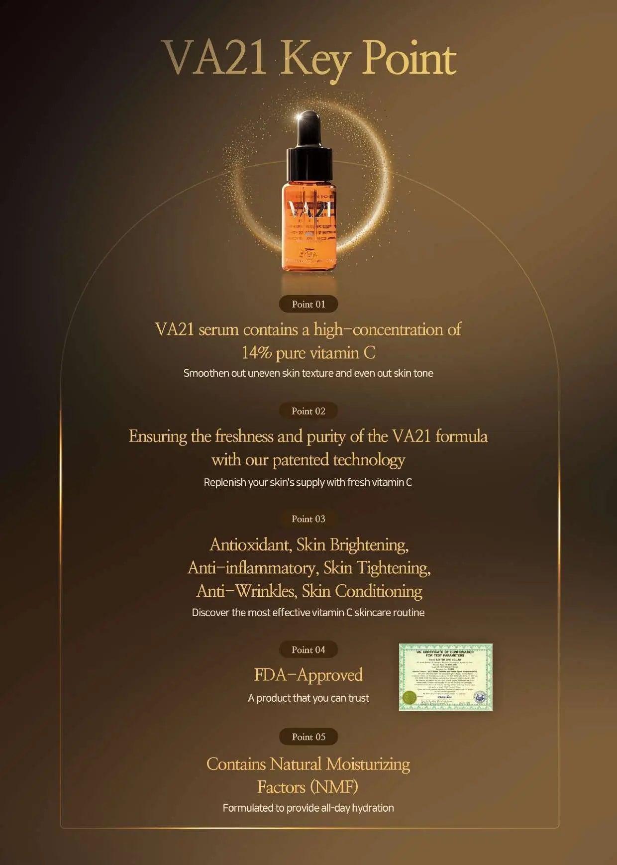 Relaco VA21 PREMIUM PURE VITAMIN C SERUM 14ml Relaco