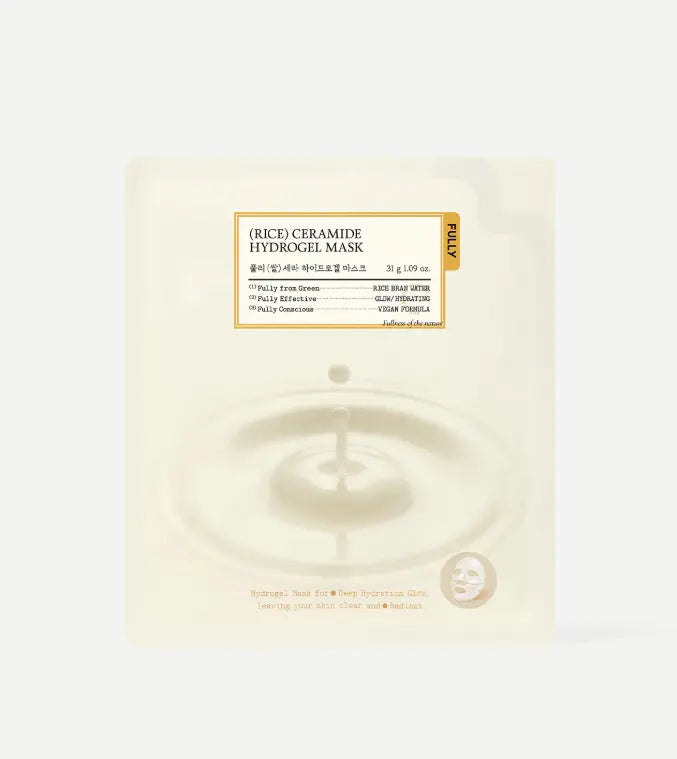 FULLY RICE CERAMIDE HYDROGEL MASK 31g X 4ea FULLY