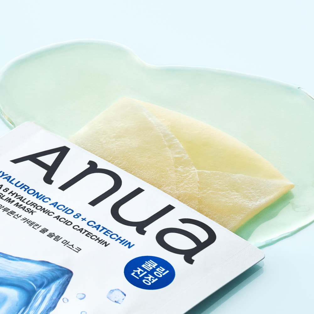 Anua 8 Hyaluronic Acid Catechin Cool Slim Mask 24ml X 10ea Anua