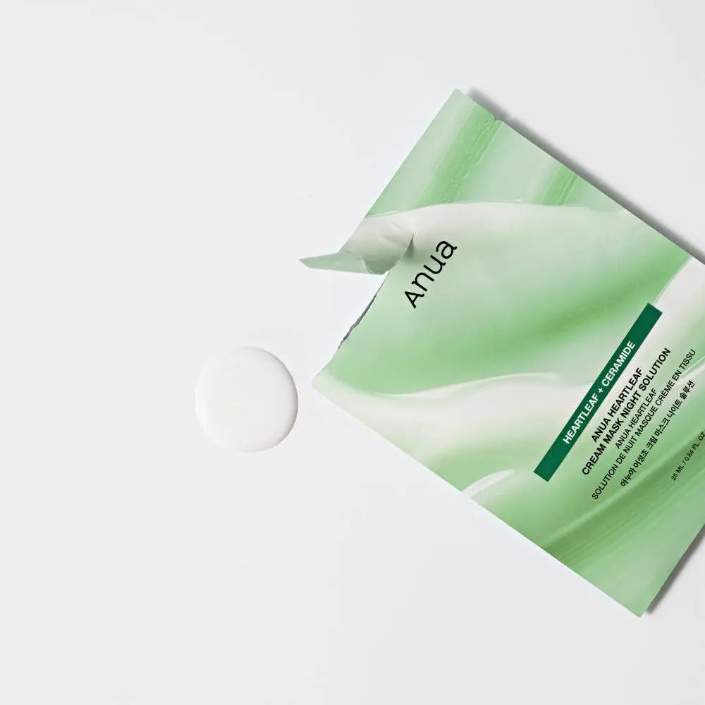 Anua Heartleaf Cream Mask Night Solution 25ml X 10ea Anua
