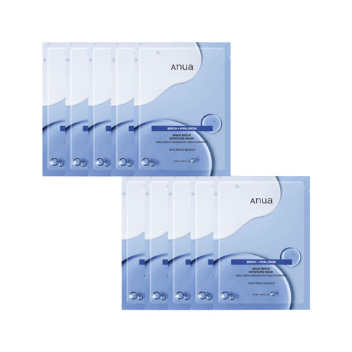 Anua Birch Moisture Mask 25ml X 10ea Anua